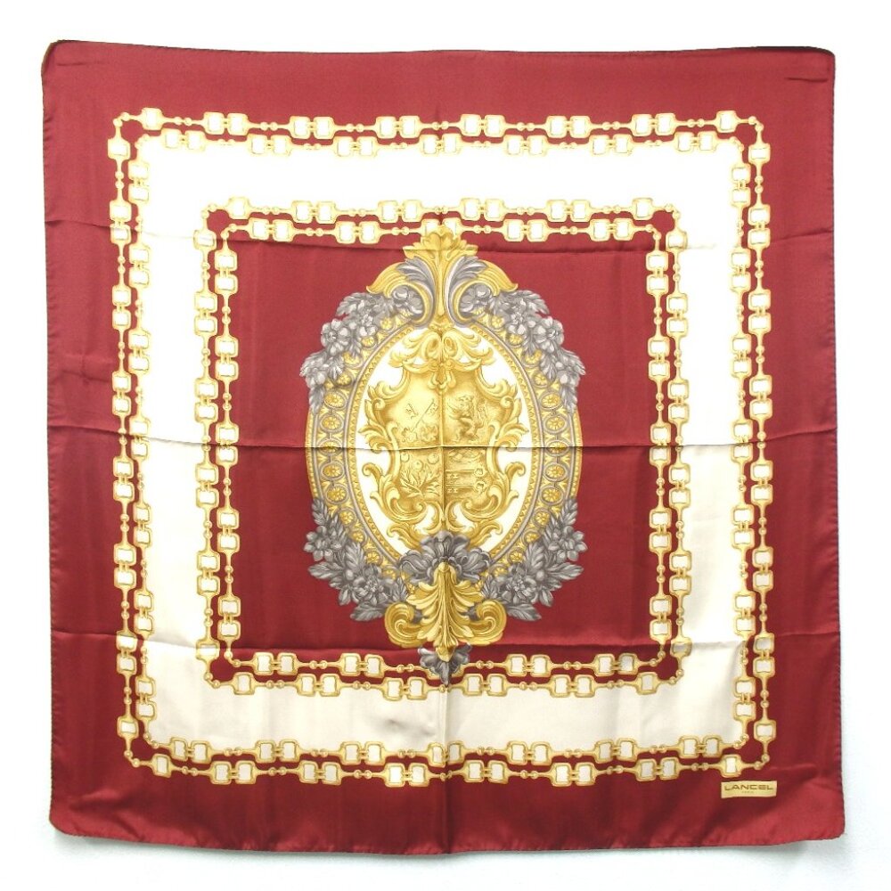 Authentic LANCEL scarf silk [Used]